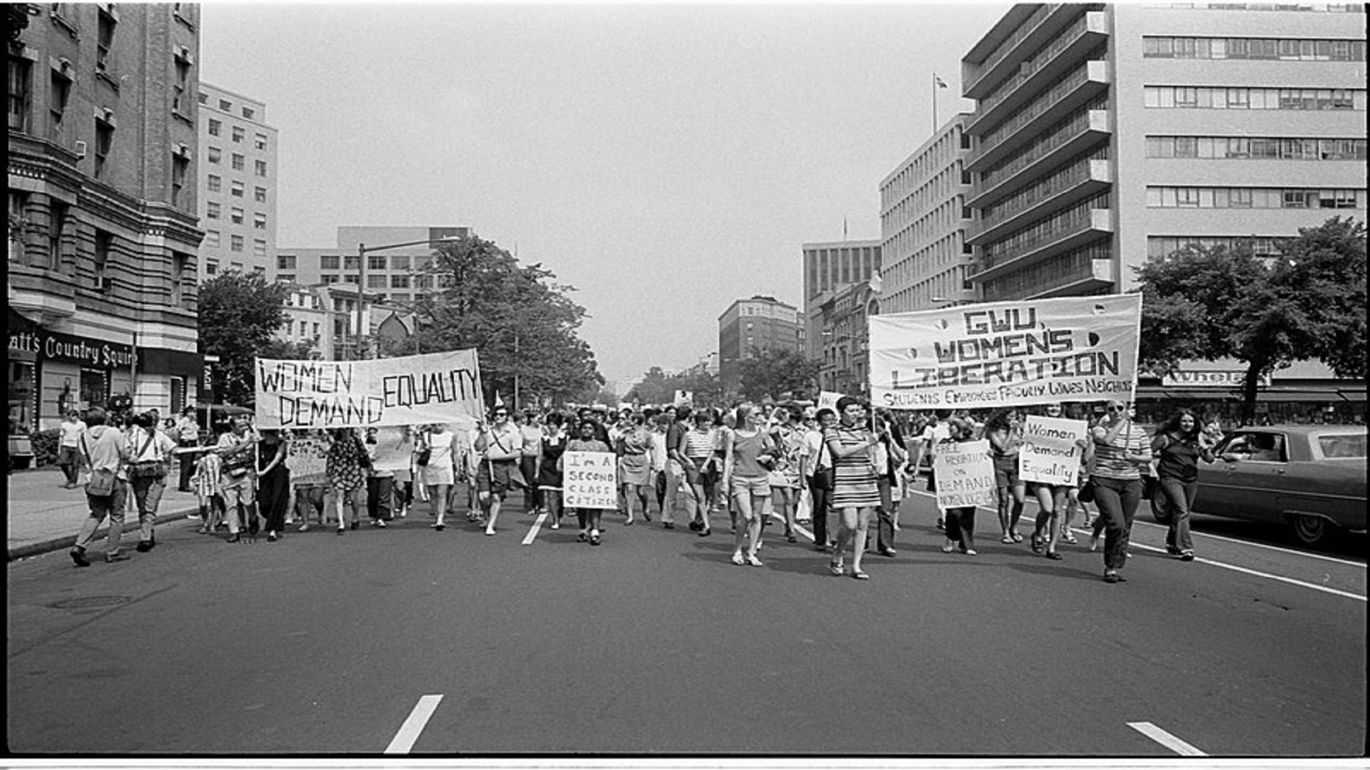 ضفة ثالثة /مسيرة تحرير المرأة في واشنطن العاصمة، 1970