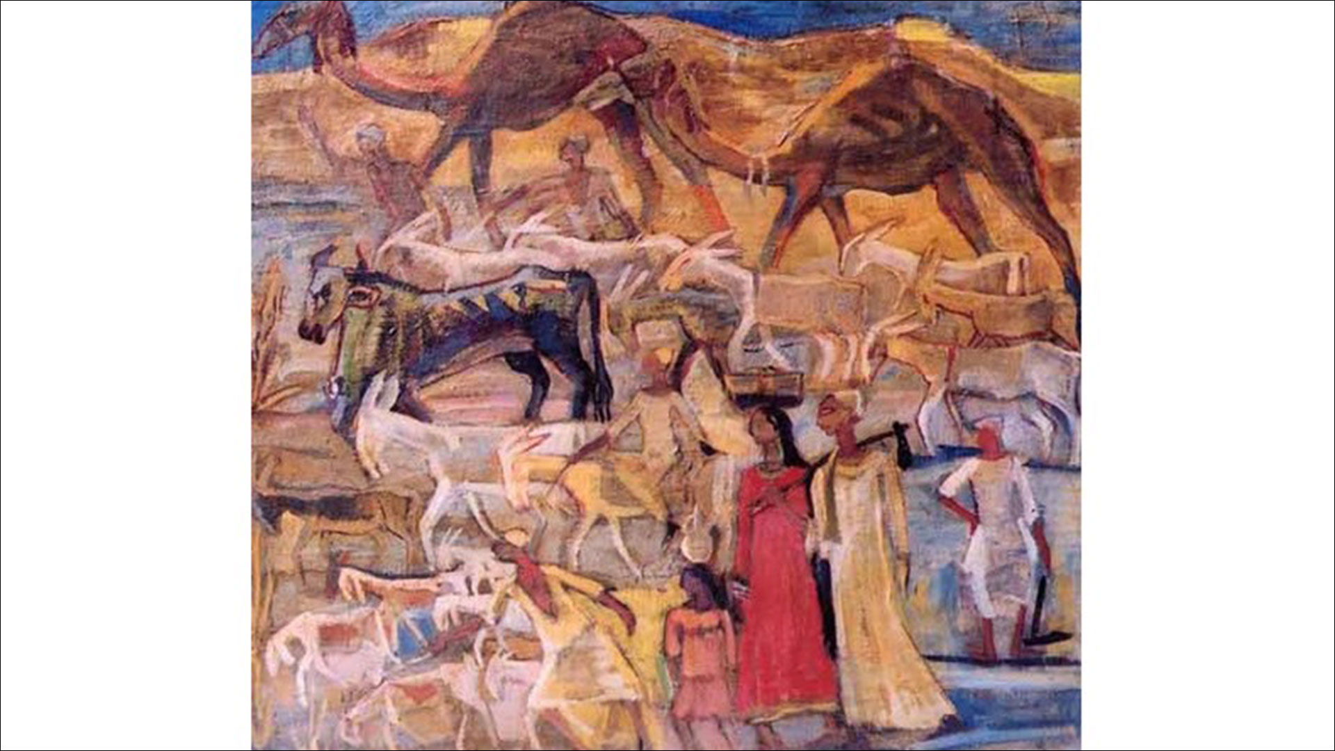 ضفة ثالثة / راغب عياد ١٩٢٠-اللوحة العربية الأولى