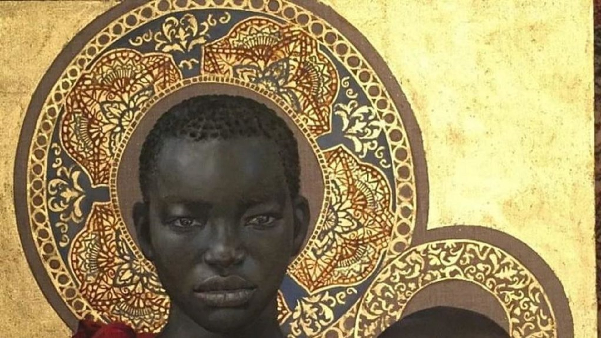 ضفة ثالثة::::لوحة للفنانة الكوبية من أصول أفريقية هارمونيا روزالي